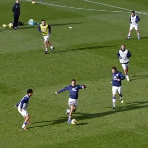 Everton vs. Tottenham Hotspur: Pre-Match Warm-Up at Goodison Park (Barclays Premier League: Everton 0 - Tottenham Hotspur 0, November 3, 2013) Everton vs. Tottenham Hotspur: Pre-Match Warm-Up at Goodison Park (Barclays Premier League: Everton 0 - Tottenham Hotspur 0, November 3, 2013)