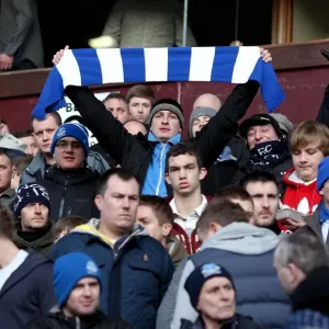 Evertonians Roar at Villa Park: Unified Support during Aston Villa vs. Everton, Barclays Premier League (14 January 2012) Evertonians Roar at Villa Park: Unified Support during Aston Villa vs. Everton, Barclays Premier League (14 January 2012)