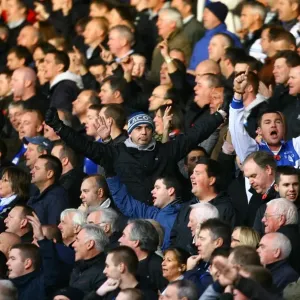 Evertonians Unwavering Passion: Bloomfield Road (2010) - A Sea of Blue Amidst the Blackpool vs Everton Premier League Battle