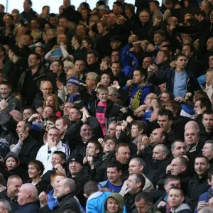 Evertonians Unwavering Support: Bloomfield Road, Blackpool vs Everton (Barclays Premier League, 2010)