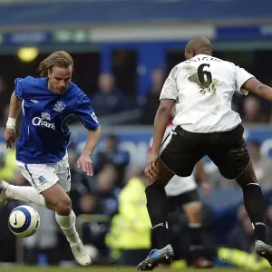Everton's Andy van der Meyde in Action: Thrilling Moment Everton's Andy van der Meyde in Action: Thrilling Moment