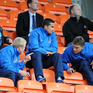 Everton's Big Three: Naismith, Cahill, Jelavic Reunited in the Stands at Tannadice Park
