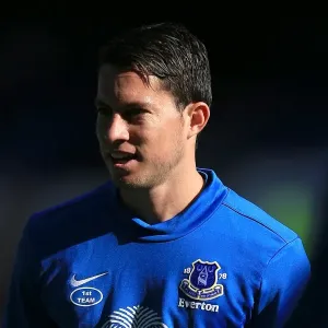 Everton's Bryan Oviedo Celebrates in Goodison Park: Everton 3-1 Southampton (Premier League 2012) Everton's Bryan Oviedo Celebrates in Goodison Park: Everton 3-1 Southampton (Premier League 2012)