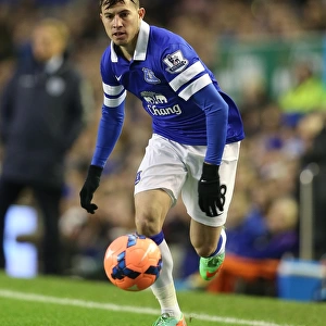 Everton's Bryan Oviedo Rejoices in FA Cup Victory Over Queens Park Rangers (4-0)