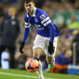 Everton's Bryan Oviedo Rejoices in FA Cup Victory Over Queens Park Rangers (4-0) Everton's Bryan Oviedo Rejoices in FA Cup Victory Over Queens Park Rangers (4-0)