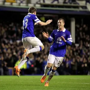 Everton's Coleman and Barkley: Unstoppable Duo Celebrates Fourth Goal vs. Queens Park Rangers (FA Cup 3rd Round: Everton 4-0) Everton's Coleman and Barkley: Unstoppable Duo Celebrates Fourth Goal vs. Queens Park Rangers (FA Cup 3rd Round: Everton 4-0)