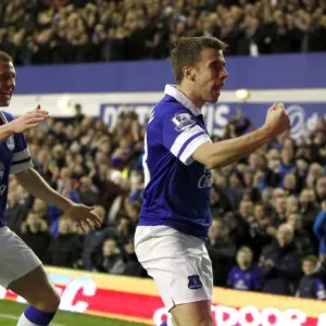 Everton's Coleman and McCarthy: A Dynamic Duo Celebrates Their Second Goal Against Stoke City (4-0) Everton's Coleman and McCarthy: A Dynamic Duo Celebrates Their Second Goal Against Stoke City (4-0)
