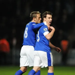 Everton's Coleman and Neville: United in Victory - FA Cup Third Round Goal Celebration vs Cheltenham Town (7-1-2013) Everton's Coleman and Neville: United in Victory - FA Cup Third Round Goal Celebration vs Cheltenham Town (7-1-2013)
