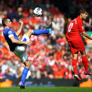 Premier League Poster Print Collection: Liverpool 0 v Everton 0 : Anfield : 05-05-2013