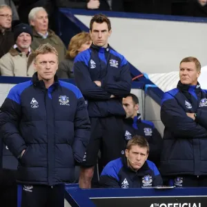 Everton's David Moyes and Coaching Staff on the Touchline during West Bromwich Albion vs. Everton (Barclays Premier League, 01 January 2012) Everton's David Moyes and Coaching Staff on the Touchline during West Bromwich Albion vs. Everton (Barclays Premier League, 01 January 2012)