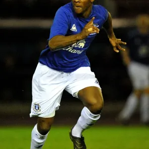 Everton's Determined Striker: Kieran Agard in Action Everton's Determined Striker: Kieran Agard in Action