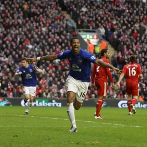 Everton's Double Delight: Jermaine Beckford's Brace at Anfield (Liverpool vs Everton, Barclays Premier League, 16 January 2011) Everton's Double Delight: Jermaine Beckford's Brace at Anfield (Liverpool vs Everton, Barclays Premier League, 16 January 2011)