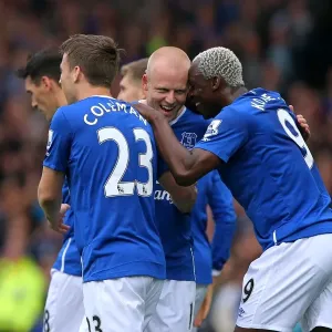 Everton's Double Delight Print: Naismith Scores Second Everton's Double Delight Print: Naismith Scores Second
