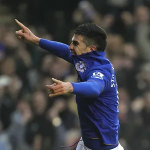 Barclays Premier League Prints: 11 February 2012, Everton V Chelsea
