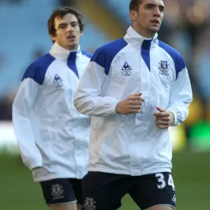 Everton's Duffy and Baines: Pre-Match Focus at Aston Villa's Villa Park (January 14, 2012) Everton's Duffy and Baines: Pre-Match Focus at Aston Villa's Villa Park (January 14, 2012)