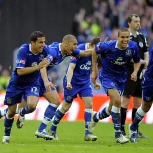 Season 08-09 Prints: Semi-final V Manchester United