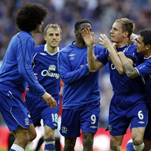 Everton's FA Cup Triumph: Jagielka's Penalty Victory over Manchester United at Wembley