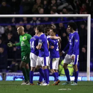 Everton's Glory: Celebrating a Hard-Fought Victory Over Tottenham Hotspur in the Barclays Premier League (December 9, 2012) Everton's Glory: Celebrating a Hard-Fought Victory Over Tottenham Hotspur in the Barclays Premier League (December 9, 2012)