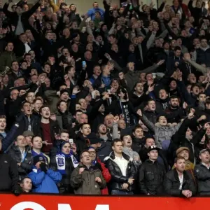 Everton's Glory: Thrilling Fan Celebrations at Old Trafford - Manchester United 0-1 Everton (December 4, 2013) Everton's Glory: Thrilling Fan Celebrations at Old Trafford - Manchester United 0-1 Everton (December 4, 2013)