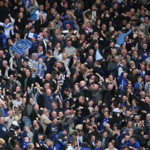 Everton's Glory: Unforgettable Derby Victory Over Liverpool - Fans Celebrate at Goodison Park (17 October 2010) Everton's Glory: Unforgettable Derby Victory Over Liverpool - Fans Celebrate at Goodison Park (17 October 2010)