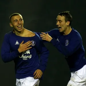Everton's Hallam Hope Scores Opening Goal Against Wolverhampton Wanderers in FA Youth Cup Everton's Hallam Hope Scores Opening Goal Against Wolverhampton Wanderers in FA Youth Cup