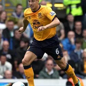 Everton's Jagielka in Action: Everton vs. Blackburn Rovers, Barclays Premier League (2011) Everton's Jagielka in Action: Everton vs. Blackburn Rovers, Barclays Premier League (2011)