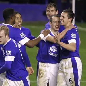 Premier League Prints: Everton 2 V Wigan Athletic 1 : Goodison Park : 26-12-2012