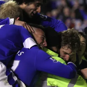 Everton's Jelavic Scores and Celebrates: Everton 2-1 Tottenham Hotspur (December 9, 2012, Goodison Park) Everton's Jelavic Scores and Celebrates: Everton 2-1 Tottenham Hotspur (December 9, 2012, Goodison Park)