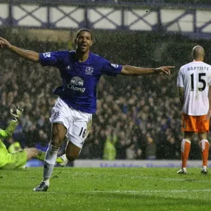 Everton's Jermaine Beckford: A Celebration of Four Goals Against Blackpool (5 February 2011) Everton's Jermaine Beckford: A Celebration of Four Goals Against Blackpool (5 February 2011)