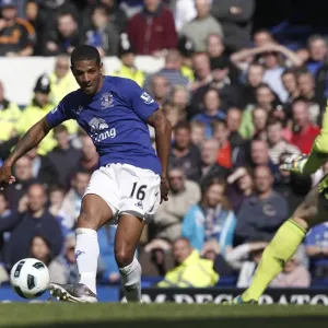 Everton's Jermaine Beckford Chases Victory: Everton FC vs Chelsea, Barclays Premier League, Goodison Park (22 May 2011) Everton's Jermaine Beckford Chases Victory: Everton FC vs Chelsea, Barclays Premier League, Goodison Park (22 May 2011)