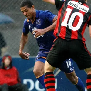 Everton's Jermaine Beckford vs. Bohemians Ger O'Brien: Thrilling Clash in the 2011 Bohemians vs. Everton Friendly at Dalymount Park Everton's Jermaine Beckford vs. Bohemians Ger O'Brien: Thrilling Clash in the 2011 Bohemians vs. Everton Friendly at Dalymount Park