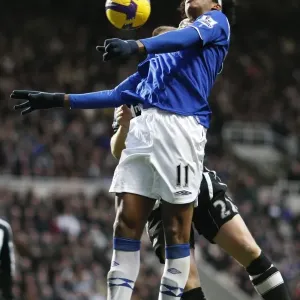 Everton's Jo: Premier League Battle at St. James Park - February 22, 2009 Everton's Jo: Premier League Battle at St. James Park - February 22, 2009