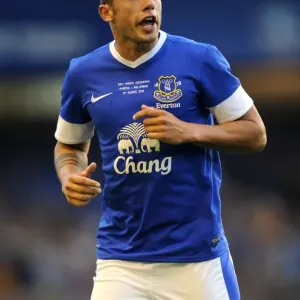 Everton's John Heitinga in Action: Pre-Season Friendly vs AEK Athens at Goodison Park Everton's John Heitinga in Action: Pre-Season Friendly vs AEK Athens at Goodison Park
