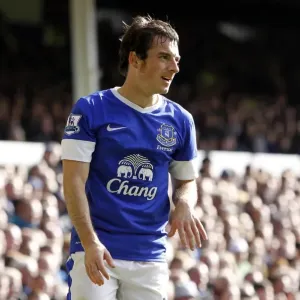 Everton's Leighton Baines in Action: Everton 3-1 Southampton (September 29, 2012, Barclays Premier League) Everton's Leighton Baines in Action: Everton 3-1 Southampton (September 29, 2012, Barclays Premier League)