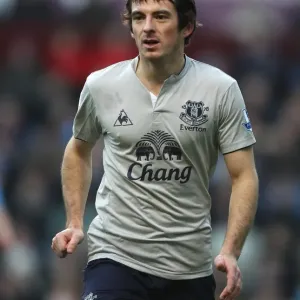 Everton's Leighton Baines in Action: Premier League Rivalry vs. Aston Villa (14 January 2012) Everton's Leighton Baines in Action: Premier League Rivalry vs. Aston Villa (14 January 2012)