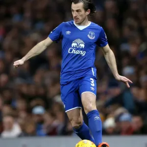 Everton's Leighton Baines in the Semi-Final Battle: Manchester City vs Everton - Capital One Cup Everton's Leighton Baines in the Semi-Final Battle: Manchester City vs Everton - Capital One Cup