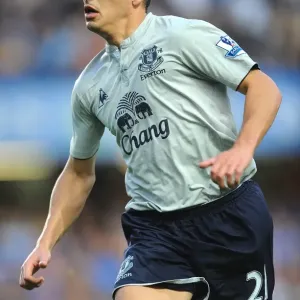 Everton's Leon Osman Faces Off Against Chelsea in Premier League Clash (15 October 2011) Everton's Leon Osman Faces Off Against Chelsea in Premier League Clash (15 October 2011)
