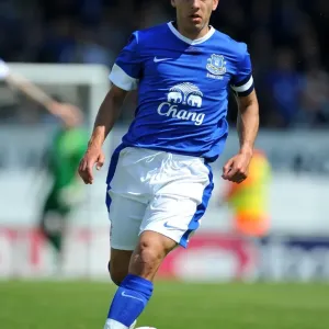Everton's Leon Osman Print at Globe Arena