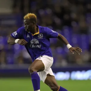 Everton's Louis Saha in Action Against Sheffield United (Carling Cup Round 2, 24 August 2011) Everton's Louis Saha in Action Against Sheffield United (Carling Cup Round 2, 24 August 2011)