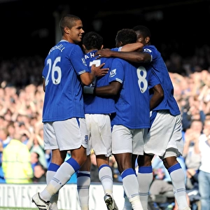 Premier League Framed Print Collection: Everton v Blackburn Rovers