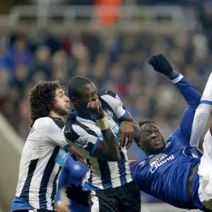 Everton's Lukaku Overhead Kick Print