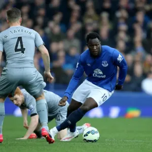Everton's Lukaku Print at Goodison Park