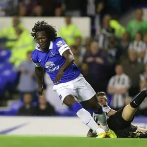 Everton's Lukaku Scores Dramatic Winner Against Newcastle United (3-2): Goodison Park, September 30, 2013 Everton's Lukaku Scores Dramatic Winner Against Newcastle United (3-2): Goodison Park, September 30, 2013