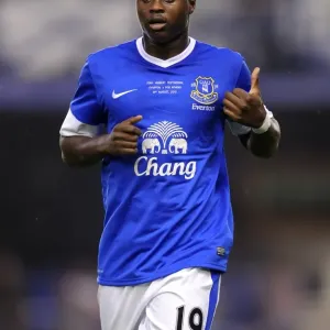 Everton's Magaye Gueye in Action: Pre-Season Friendly vs AEK Athens at Goodison Park Everton's Magaye Gueye in Action: Pre-Season Friendly vs AEK Athens at Goodison Park