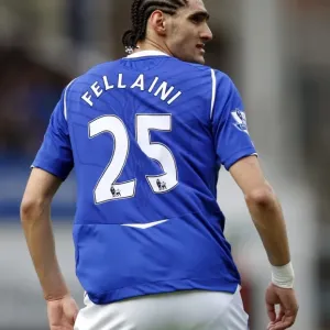 Everton's Marouane Fellaini Print Everton's Marouane Fellaini Print