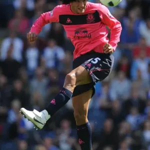 Everton's Marouane Fellaini Returns from Injury: Everton vs. Blackburn Rovers, Barclays Premier League (14th August 2010)