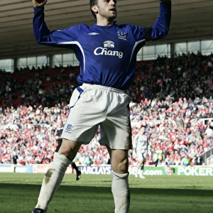 Everton's McFadden Scores Debut Goal: Triumphing Over Middlesbrough in FA Barclays Premiership 05/06
