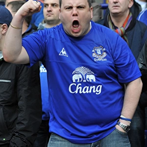Everton's Passionate Fans: Bolton Wanderers vs. Everton, Barclays Premier League - Reebok Stadium