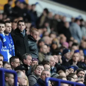 Everton's Passionate Roar: Bolton Wanderers vs Everton, Barclays Premier League - A Sea of Fans at Reebok Stadium Everton's Passionate Roar: Bolton Wanderers vs Everton, Barclays Premier League - A Sea of Fans at Reebok Stadium