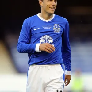 Everton's Phil Neville in Action: Everton vs AEK Athens Pre-Season Friendly at Goodison Park Everton's Phil Neville in Action: Everton vs AEK Athens Pre-Season Friendly at Goodison Park